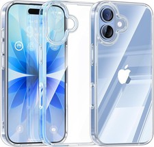 iPhone 17 Case - Crystal Clear Phone Rugged Military Grade Protection Led Bumper