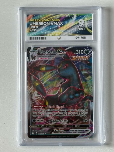 Umbreon VMAX graded ACE 9 for sale on eBay