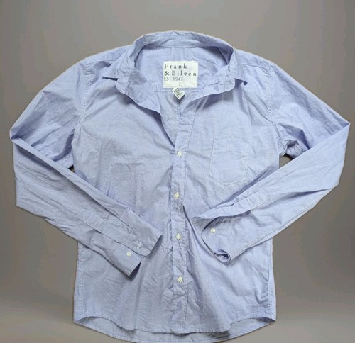 Frank and Eileen Light Blue "Barry" Button Down Women's Shirt Size L 100% Cotton - Picture 5 of 10