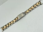 ROLEX OYSTER BRACELET 78353-17 2 TONE STEEL & GOLD 18K SOLID GOLD 17mm 451 MINT