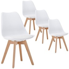 DEULINE Esszimmerstühle 28mm Massivholzbeine Essstühle Esszimmerstuhl Stuhl OSLO