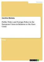 Public Policy And Foreign Policy In The European Union In Relation To The Euro C