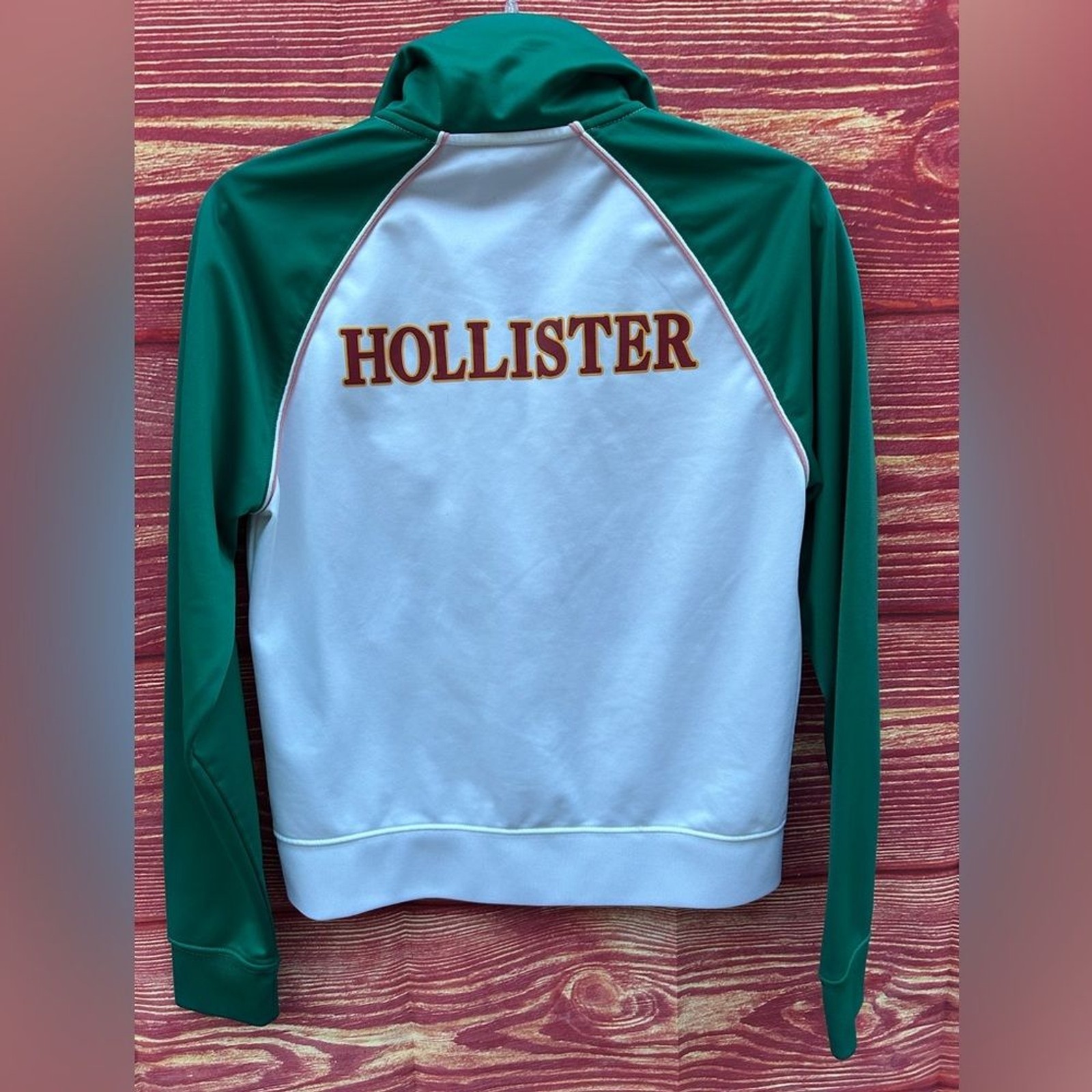 VTG Hollister XL track jacket Y2K preppy 2000s rare 90s image 2