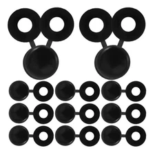  500 Pcs Plastic Nut Caps Hinged Screw Covers Decorative Hole Plug