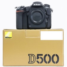 Nikon D500 DSLR Camera Body Boxed - 26k Shutter Count STK: 42859