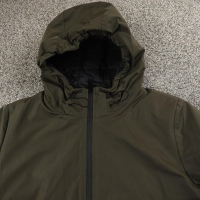 NEW Dockers Jacket Mens S Green Hooded Softshell Insulated Parka