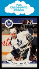 Daniel Marois 1990-91 Pro Set #284 Toronto Maple Leafs Hockey Card