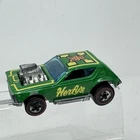 Vintage 1974 Hot Wheels Redline Gremlin Grinder Herfy's Promo Car Green