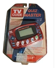 Handheld TV Guide Quiz Master Electronic Trivia Game Movies TV Multiple Choice