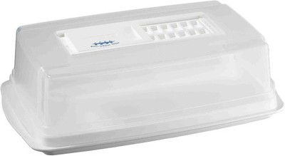Tefal Käseglocke Kunststoff Weiß Käseaufbewahrung Frischhaltebox 12,2 Liter