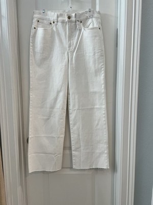 J. Crew White Slim Wide Leg Jeans Size 27 Denim RE 96 Women's CH680