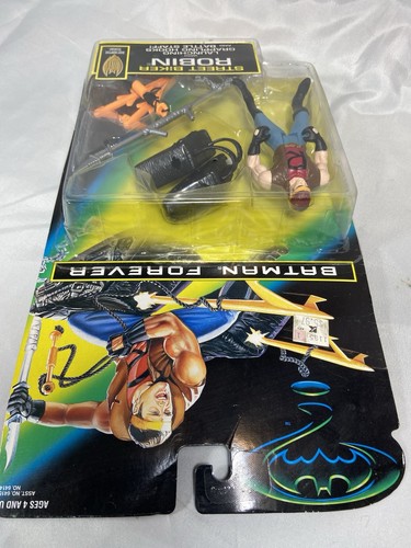 1995 Kenner Street Bike Robin Grappling Hooks & Staff Batman Forever Figure-NEW - Picture 7 of 9