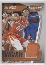 2021-22 Panini Chronicles Draft Picks Threads Rookie Memorabilia Kai Jones 3wu