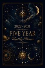 Five Year Monthly Planner 2027  2031: 5 Year Monthly Calendar Organizer with Cont
