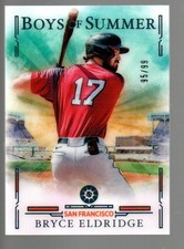 2025 Panini Boys of Summer Blue #58 Bryce Eldridge 95/99