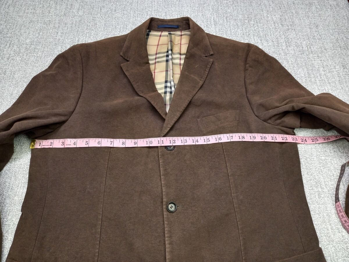 Burberry London 100% Cotton Blazer Sport Jacket Nova Check Burberry London 100% Cotton Blazer Sport Jacket Nova Check
