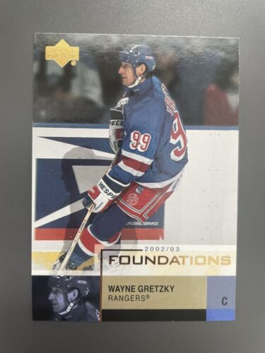 2002-03 Upper Deck Foundations Wayne Gretzky #70 HOF