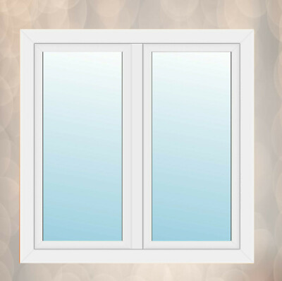 2-flügliges Kunststofffenster Pfostenfenster Fenster Weiß Dreh-Kipp 3 fach 70