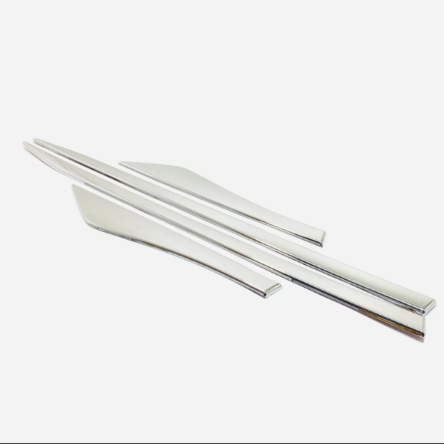 4pcs FOR Nissan Rogue ABS CHROME SIDE DOOR BODY MOLDING TRIM 20212024