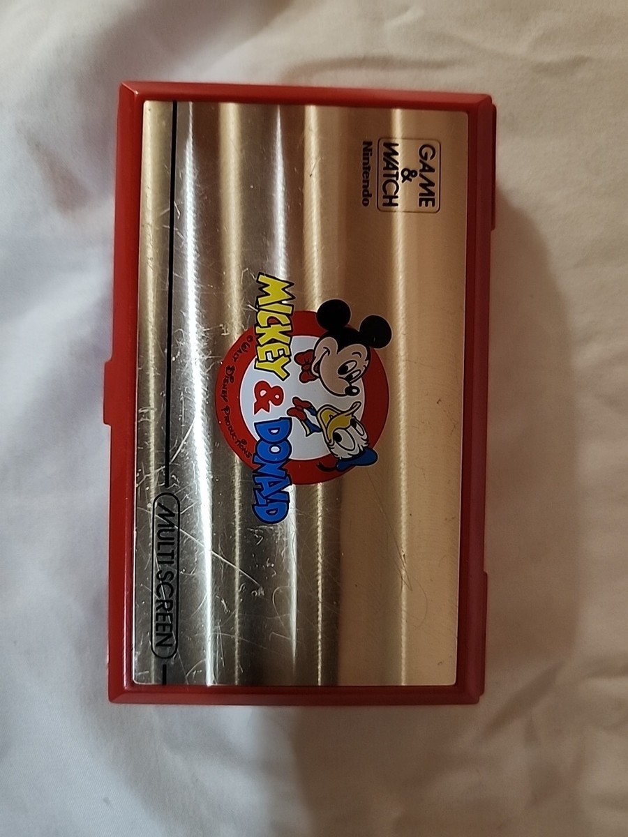 Game Watch MICKEY & DONALD Multi Screen 1982 Nintendo DM-53