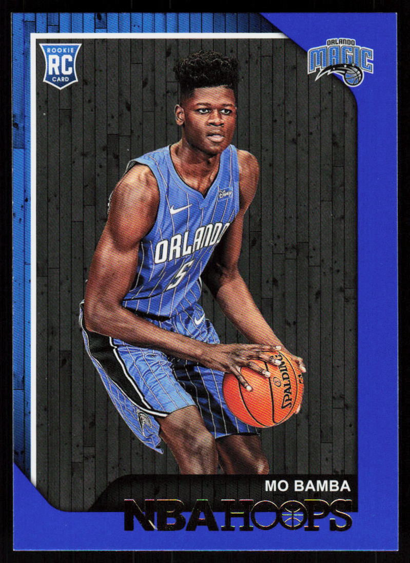 2018-19 Hoops Mo Bamba #260 BASKETBALL Rookie Orlando Magic RC Blue