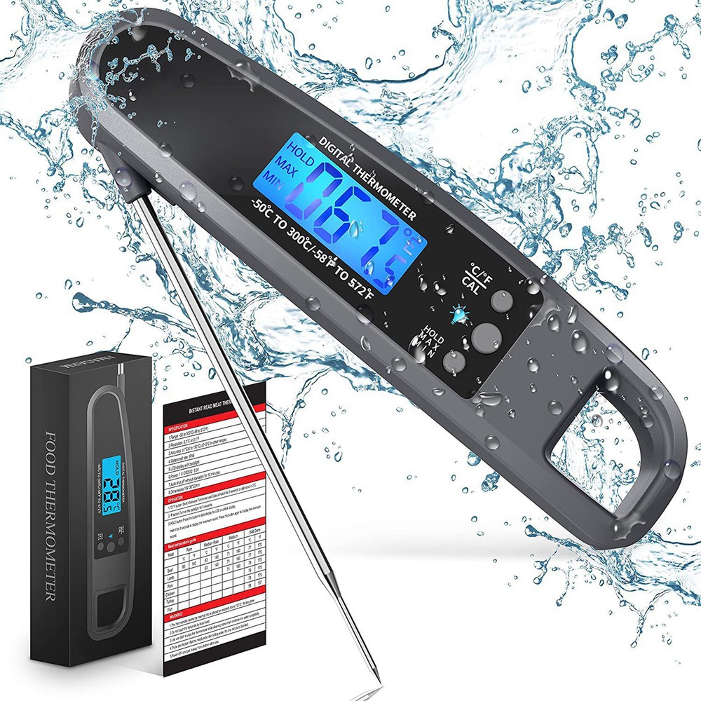 Meat Thermometer Catering Digital Folding Pocket Food Probe Thermometer BBQ Temp