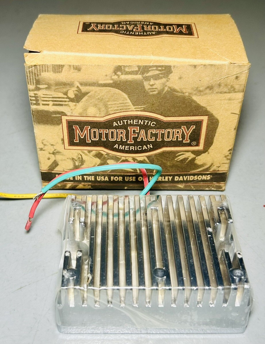 HARLEY モリタ エンジン HARLEY LA-6 通電のみ確認　現状品 Motor Factory 6V Chrome Voltage Regulator For Harley Davidson FL