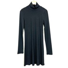 Aritzia Wilfred Free Ringo Dress Women?s Size M Mock Neck Long Sleeves Mini Knit