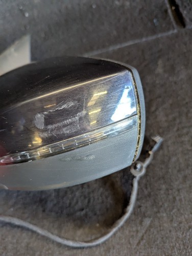 09-14 MK5 VOLKSWAGEN POLO PASSENGER SIDE ELECTRIC WING MIRROR DEEP BLACK LC9X - Picture 2 of 8