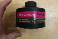 US Military Issue M95 Gas Mask Safety Tech Filter NBCV NSN 6640-01-500-7117 
