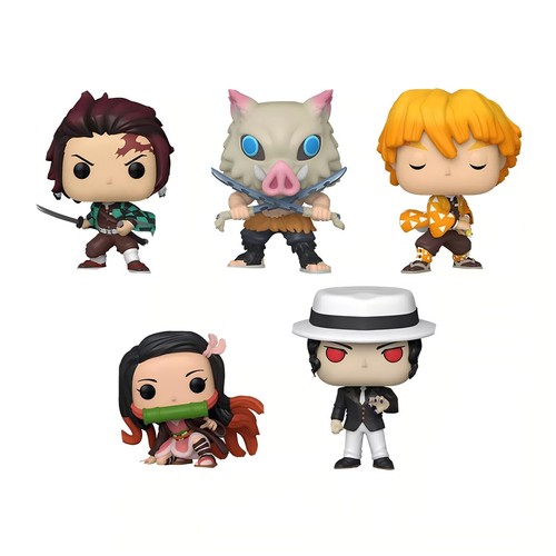 Kimetsu No Yaiba Demon Slayer Funko Pop Set di 5 - Foto 7 di 8