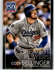 2019 Topps Update CODY BELLINGER 150 Years Players BLACK /299 Dodgers #150-11