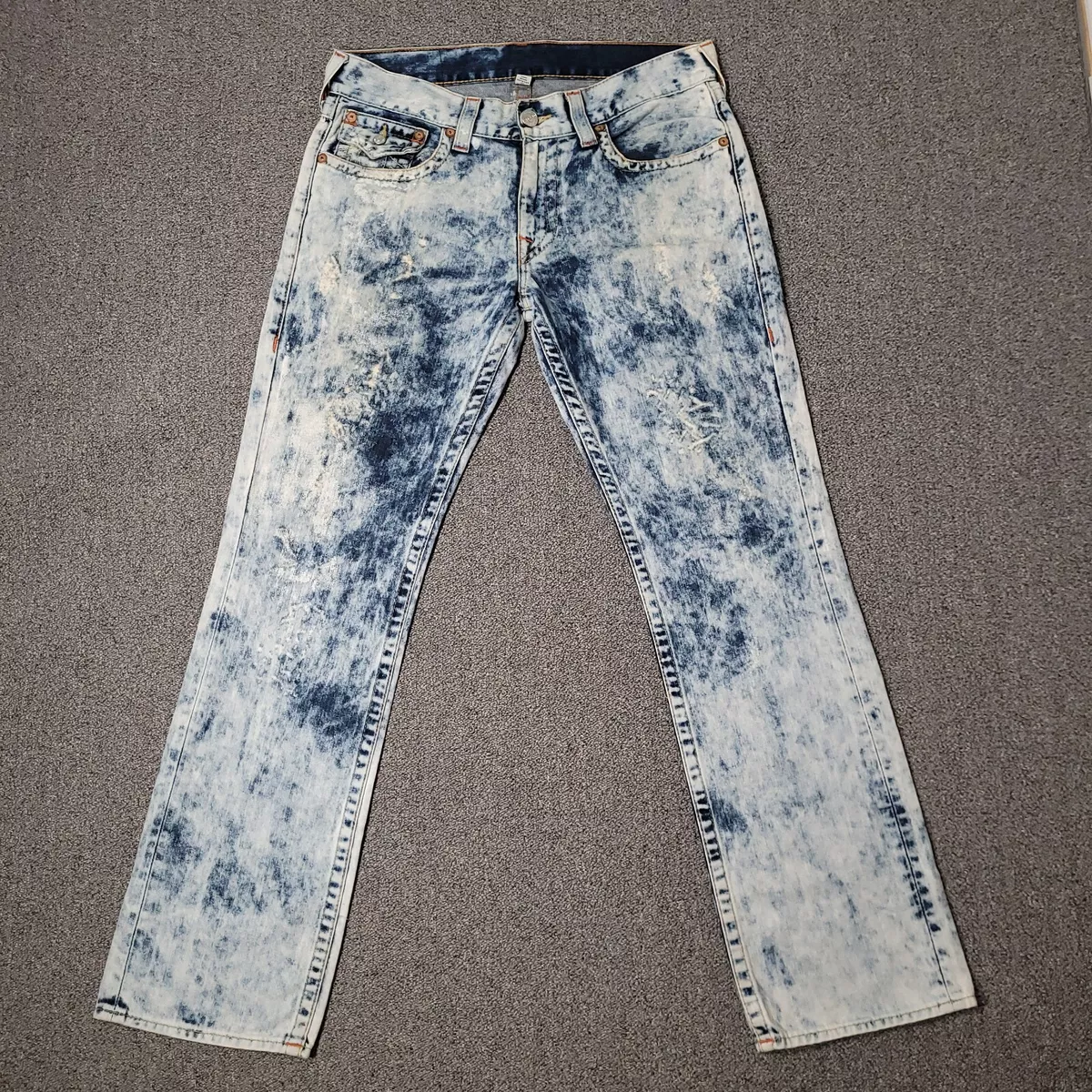 White stone washed jeans sales