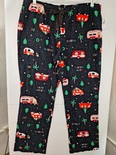 Old Navy Women's XL RV Happy Holidays Christmas Flannel Pajama Pants NWT 741085