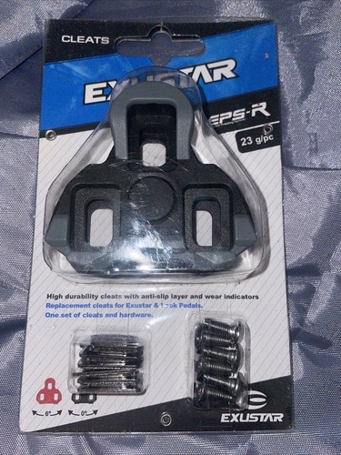 Exustar BLACK EPS-R KEO Compatible Road Cleat Black - 第 1/6 張圖片