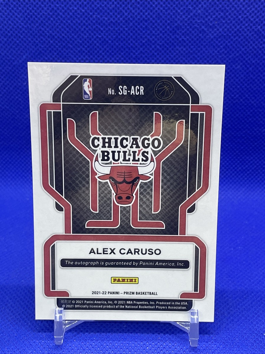 CARO  by  ANZAI      (サイン入り) 2021-22 Panini Prizm Basketball Alex Caruso Auto Chicago Bulls SP