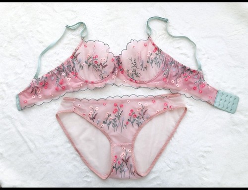 Stretch Floral-print Double-edged Lace Trim for Sewing/Crafts/Lingerie/8.5" Wide - Picture 15 of 18