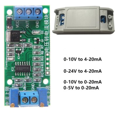 Spannung Zu Strom Signal Konverter Modul  0-5V 0-10V 0-24V zu 0 -20mA / 4 -20mA
