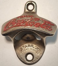 Vintage Coca-Cola Soda Bottle Opener Starr X - Metal Wall Mount (#98)