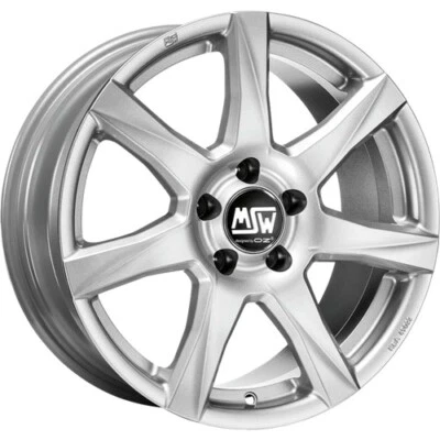 Winterreifen smart 453 MSW 77 Alufelgen Winterräder 15 Zoll silber Hankook RDKS - Bild 1 von 4