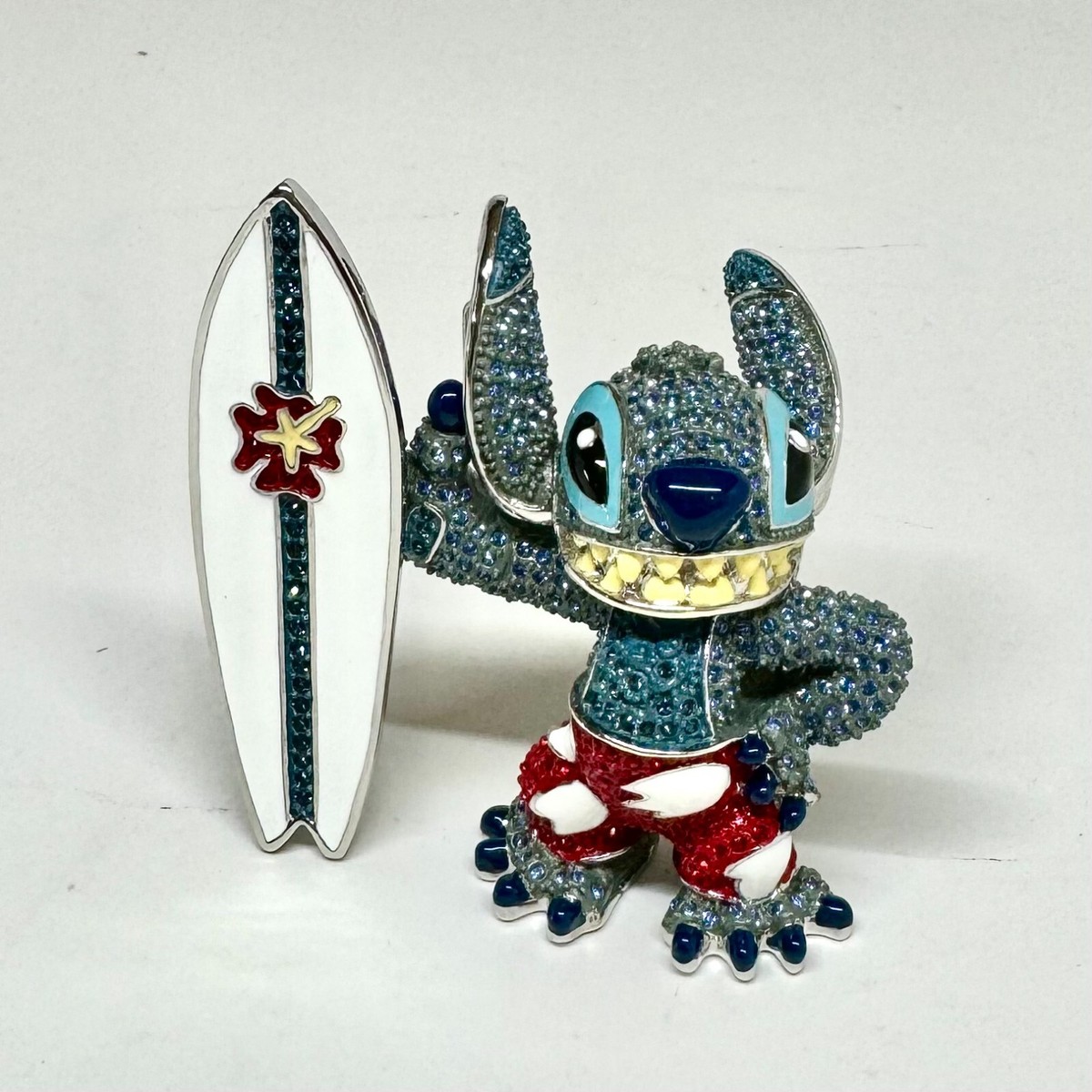 Disney Arribas Brothers Swarovski® Crystal Surfing Stitch