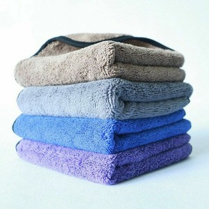 800GSM-40cmx40cm-Microfiber-Car-Super-Thick-Plush-Cleaning-Care-Car-Cloth-C9J5