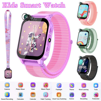 Kids Smart Watch 30 Puzzle Games Camera Music Pedometer HD Touch Screen 