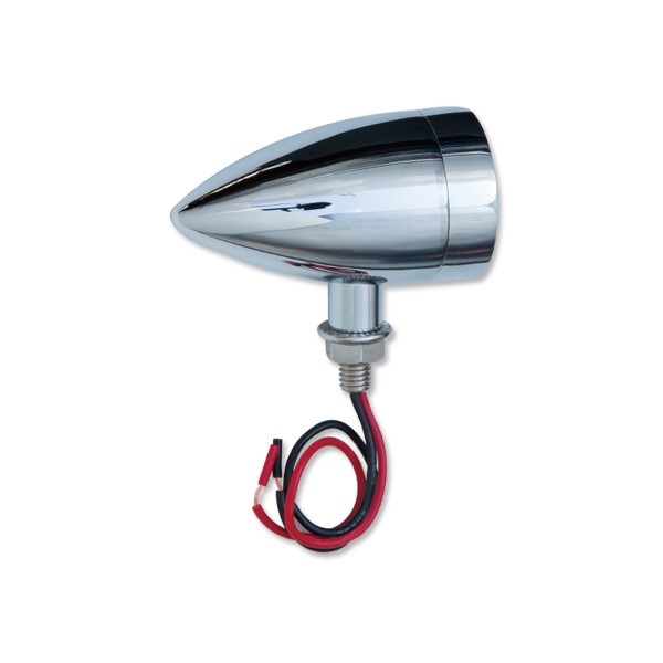 Amber LED Chrome Bullet Running Turn Signal light Rear Tail Front