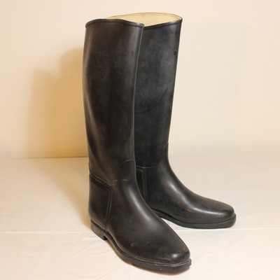 rubber riding boots women's