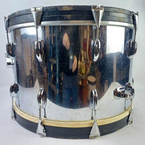 Slingerland 14x22"1970 Chrome Over Wood Bass Drum Vintage Sound King 3Ply COW70s - Bild 3 von 13