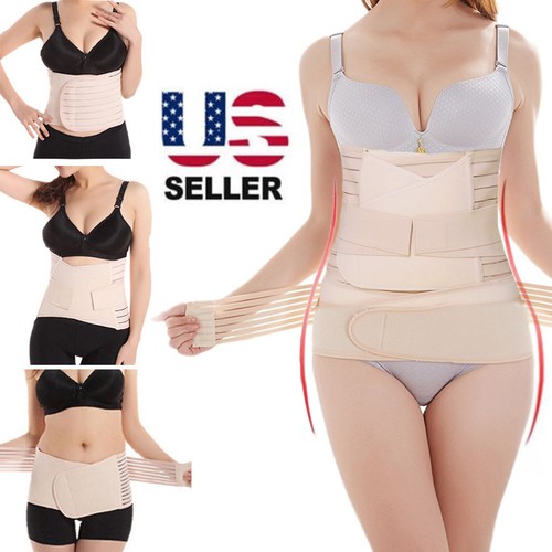 3 in 1 Postpartum Support Recovery Belly Waist Pelvis Belt Maternity Body Shaper - 第 1/11 張圖片