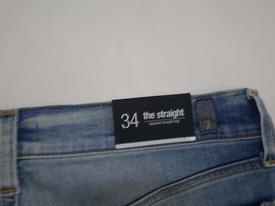 7 For All Mankind Men's The Straight Leg Jeans Size 34 x 33