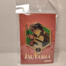 Pin Esmaltado Serie Dorada Inuyasha Kagome Insignia Coleccionable Anime Oficial