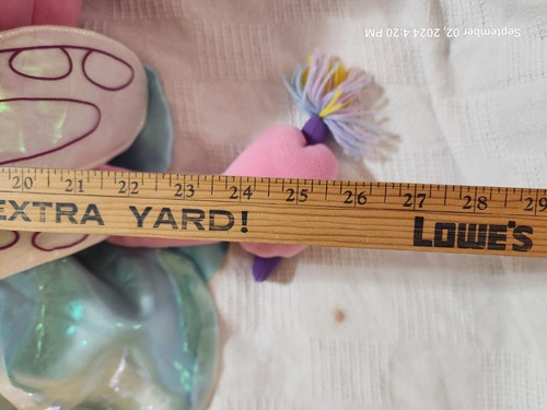 Sesamstraße große Abby Cadabby Fee Puppe Plüsch 28 Zoll groß 25 Zoll Arme (Wingspan) - Bild 8 von 10
